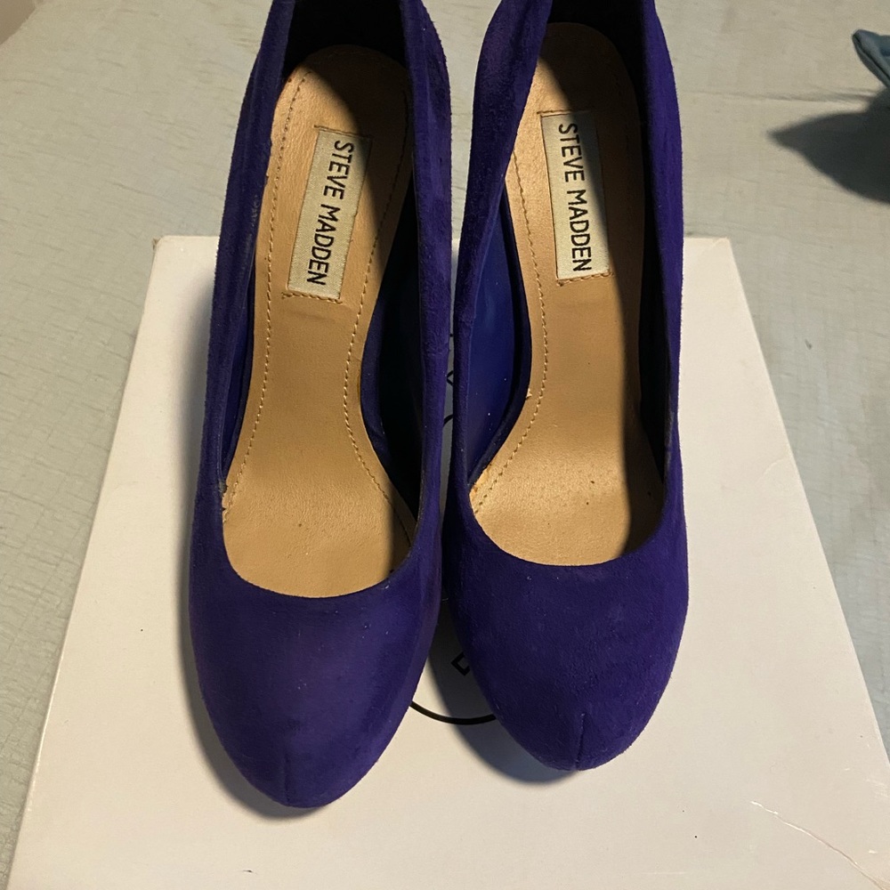 Steve Madden Royal Blue Heels